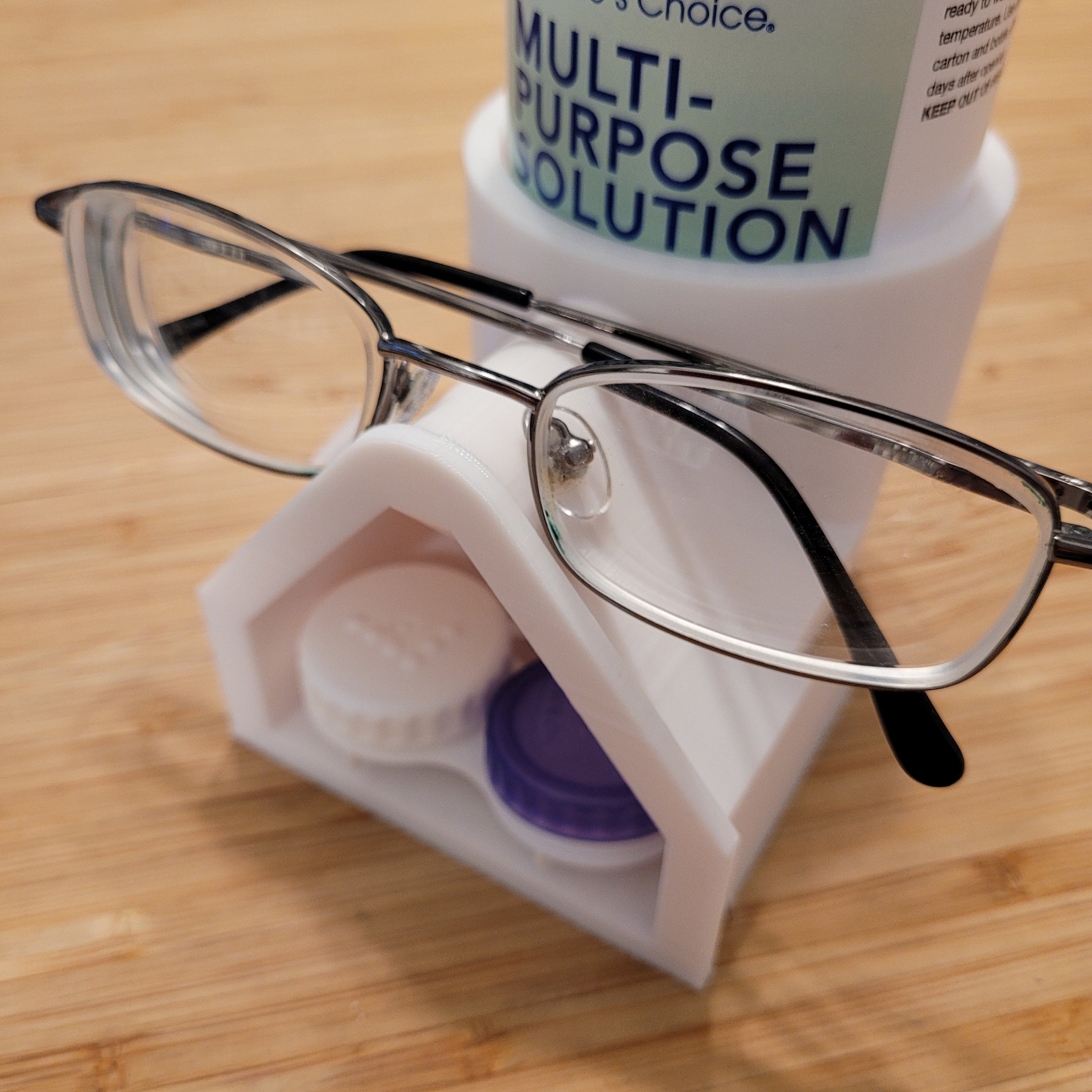 Contact Case Organizer Glasses Holder Contact Solution Holder Eye Care  Organizer for Medicine Cabinet 