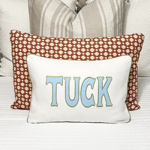 Monogram Appliqué Pillow Cover-Personalized Pillow-Monogram Pillow-Appliqué Pillow-Embroidered Pillow-Large Monogram Pillow-Accent Pillow