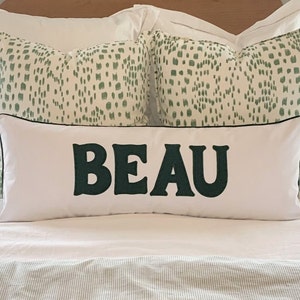 Monogram Pillow-Monogram Appliqué Pillow Cover-Personalized Pillow-Monogram Pillow-Appliqué Pillow-Embroidered Pillow-Large Monogram Pillow