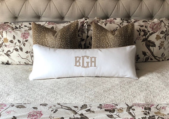 Monogram Applique Pillow Cover Applique Monogram Pillow Cover