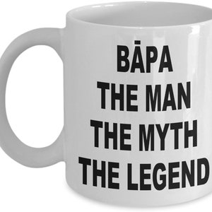 BĀPA, Gujarati Dad, Hindi Dad Mug, Indian Dad, Indian Father, Hindi Father Mug, Gift for Hindi Dad, Gift for Gujarati Father
