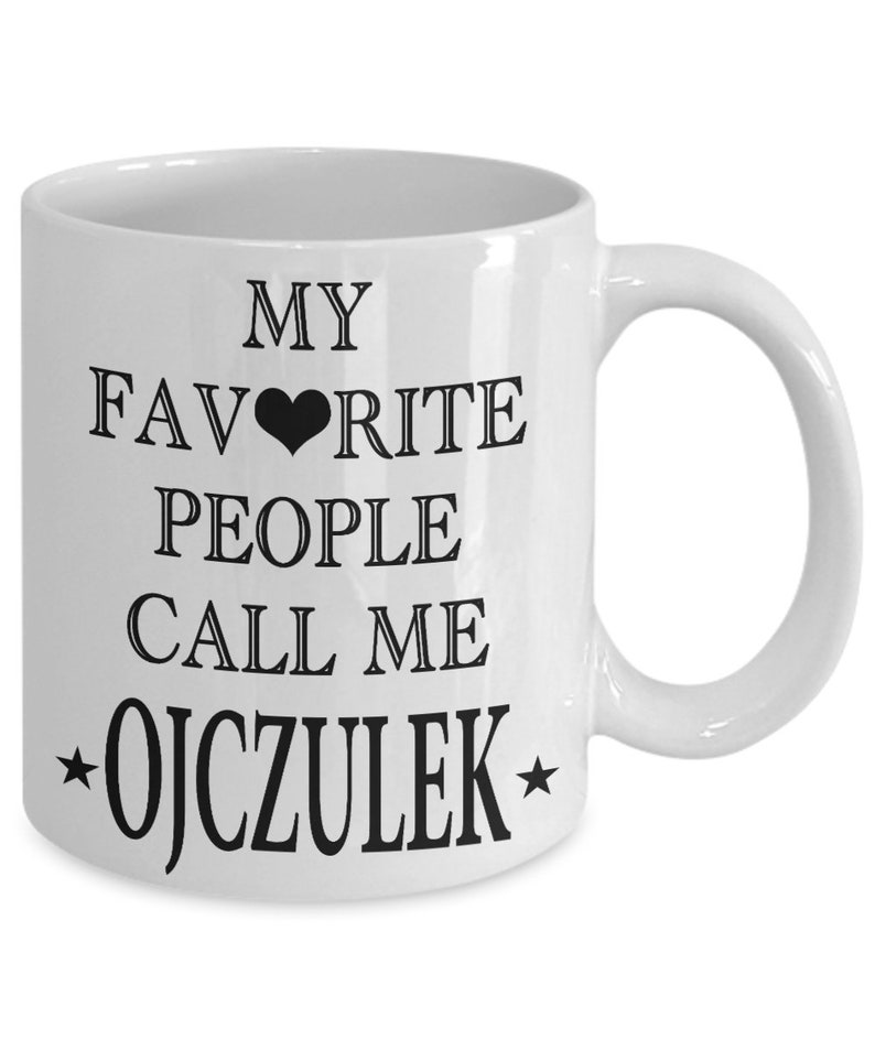 OJCZULEK, Polish Dad, Polish Dad Mug, Polish Father, Polish Father Mug, Gift for Polish Dad, Gift for Polish Father, Polish Dad Gift image 2