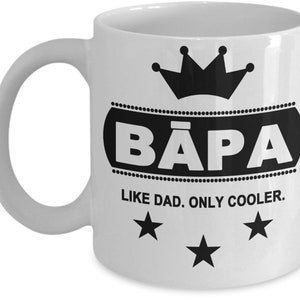 BĀPA, Gujarati Dad, Hindi Dad Mug, Indian Dad, Indian Father, Hindi Father Mug, Gift for Hindi Dad, Gift for Gujarati Father