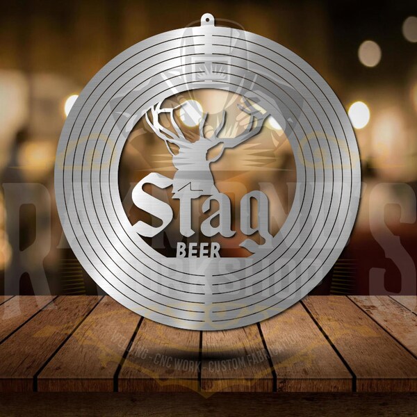 Stag Beer V1 Wind Spinner