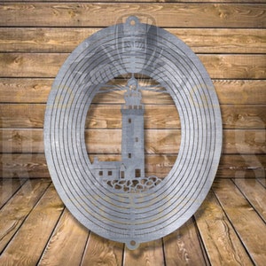 Lighthouse Wind Spinner