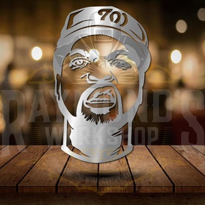 CNC Ice Cube Silhouette