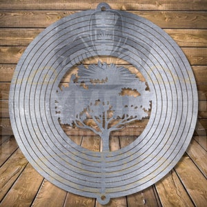 Oak Tree Wind Spinner
