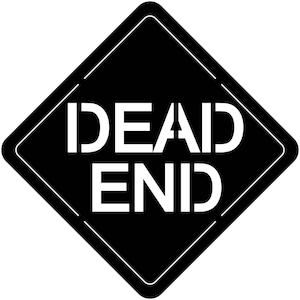 Dead End Digital Vector .svg, .jpeg, .dxf