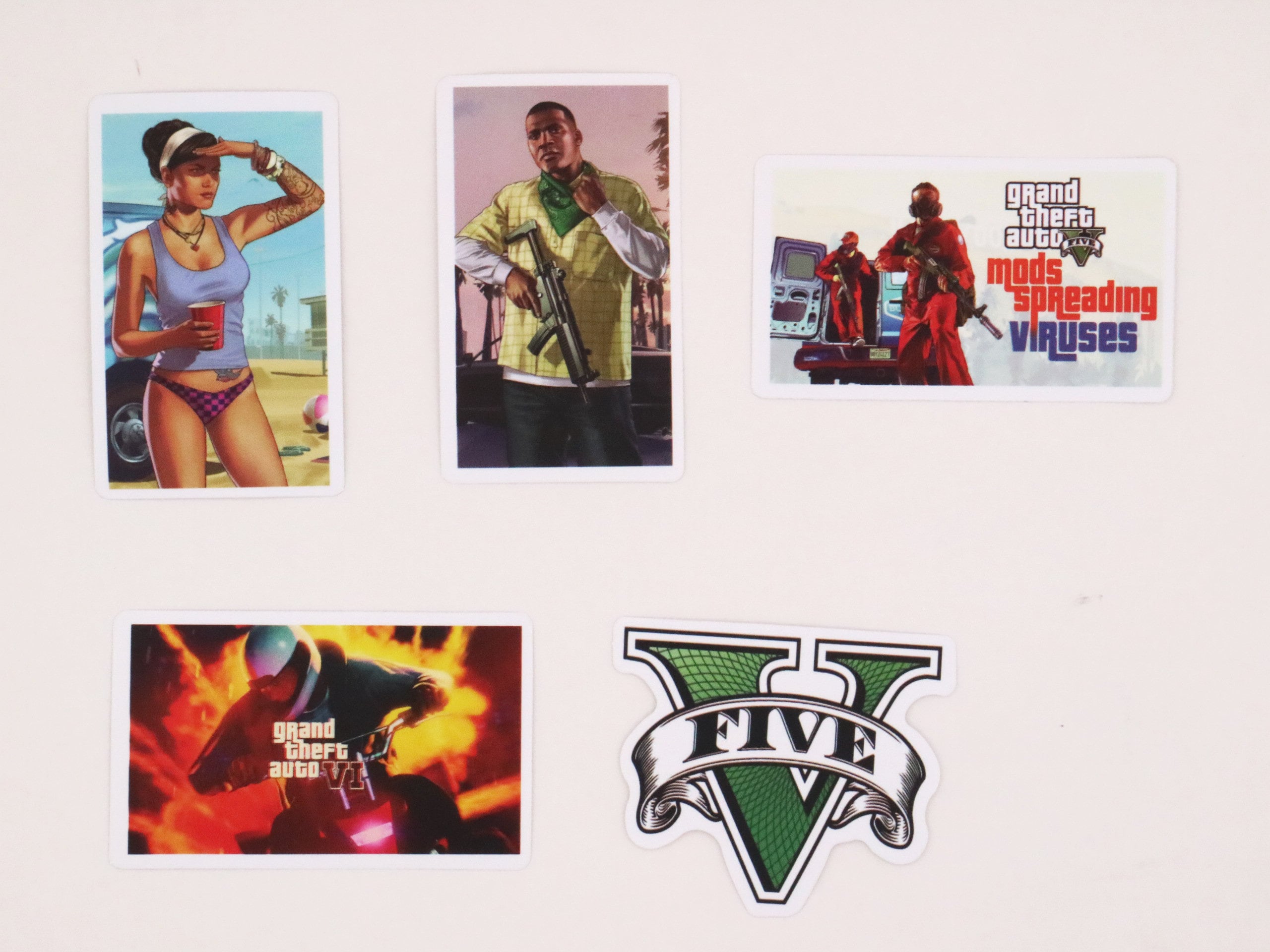 50 pcs/lots Grand Theft Auto V stickers game stickers Etsy