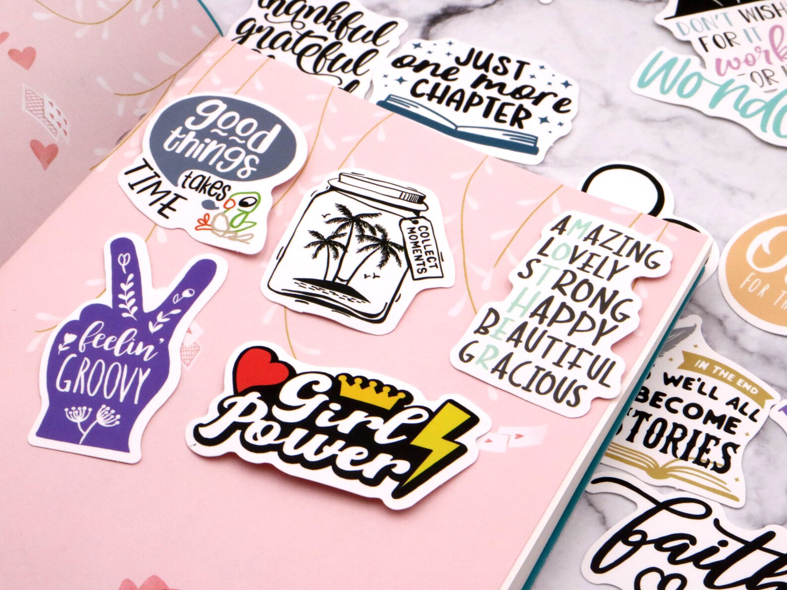 50pcs/lots Text/Wort STICKER Englische Buchstaben Aufkleber Etsy