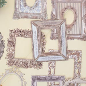 carte vintage cadre sculpté | 10 pcs/paquet bordure de cadre photo vintage carte découpée avec papier journal indésirable