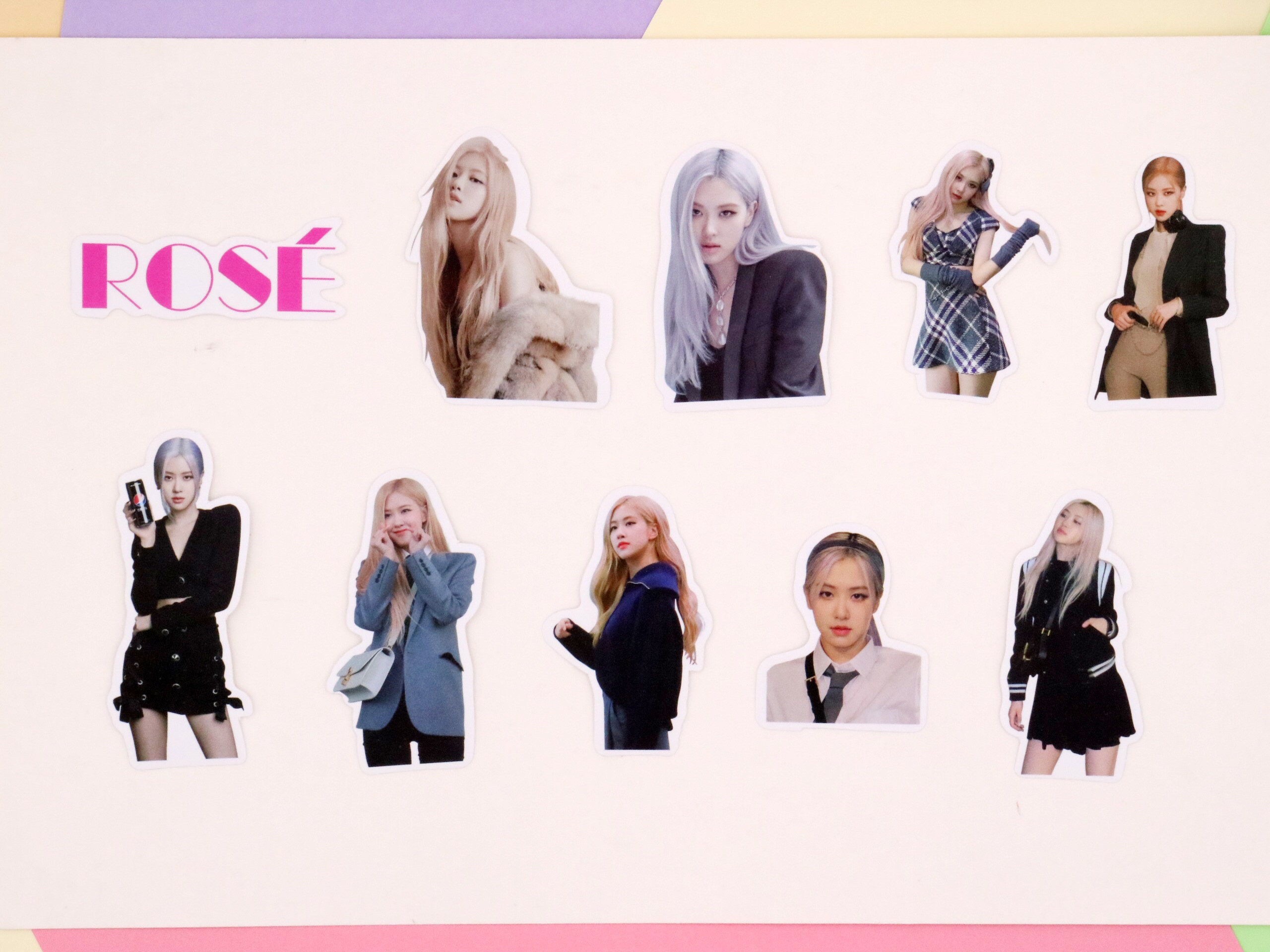 64 pcs blackpink stickers rose stickers kpop stickers etsy
