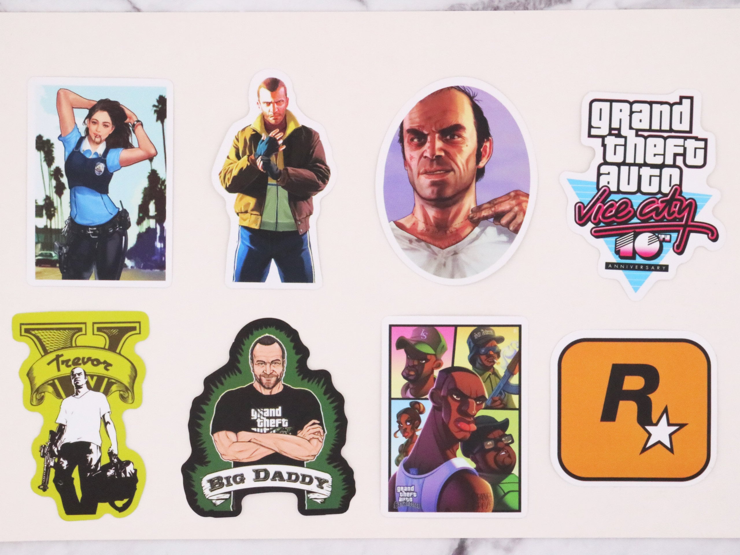 50 pcs/lots Grand Theft Auto V stickers game stickers Etsy