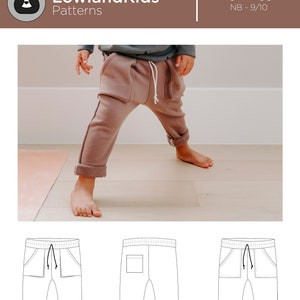 Grunge Joggers - PDF Sewing Pattern