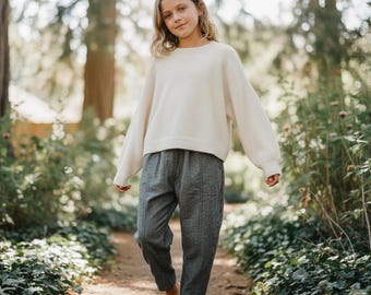 Kids Barrel Pants PDF Sewing Pattern - Baby & Kids Comfy Loose Pants Pattern