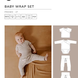 Baby Wrap Set - PDF Sewing Pattern