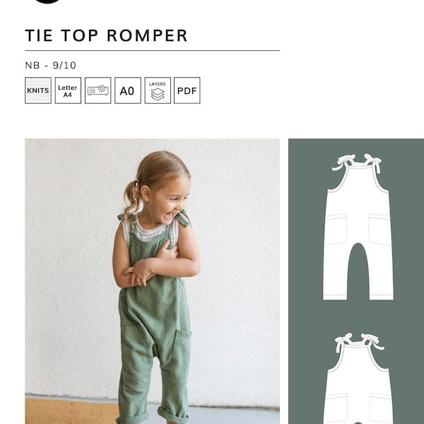 Tie Top Romper