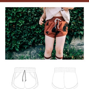 Kid's Retro Shorties - PDF Sewing Pattern