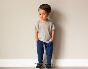 Joggers PDF Sewing Pattern - Easy Kids Jogger Pants Pattern for Boys and Girls