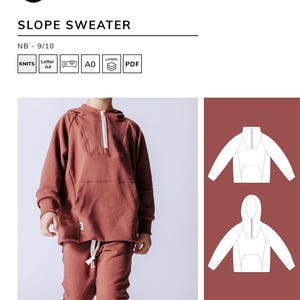 Slope Sweater - PDF Sewing Pattern