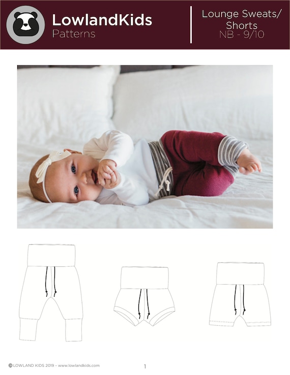 Lounge Sweats PDF Sewing Pattern - Etsy