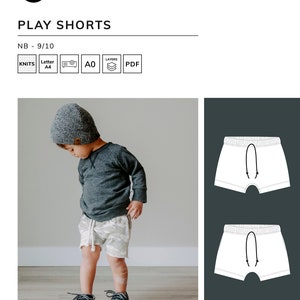 Play Shorts - PDF Sewing Pattern