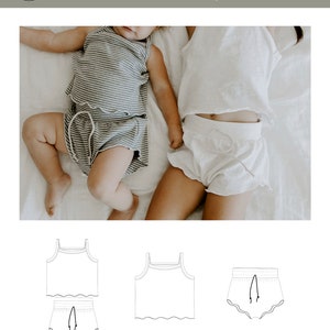 Summer Sleep Set - PDF Sewing Pattern