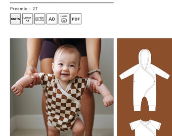 Baby East Romper - PDF Sewing Pattern