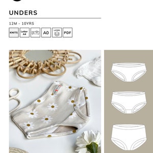 Kid&#39;s Unders - DIY Kids Underwear PDF Sewing Pattern
