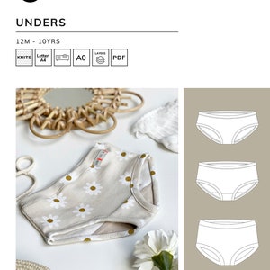 Lucky Undies PDF Sewing Pattern, Underwear Pattern, Panty Pattern