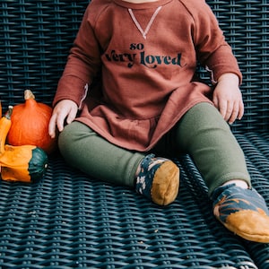 Gerippte Leggings PDF Schnittmuster - Mädchen Hose Schnittmuster für Baby, Kleinkind und Kinder. Bild 6