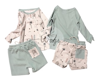 Swim Briefs PDF Sewing Pattern - Swim Trunks/Shorts in Baby and Kids Sizes, Newborn - 9/10
