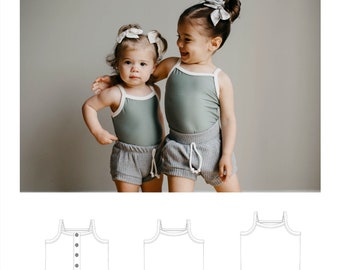 Cami/Body de verano - Patrón de costura PDF