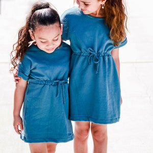 Kids Drawstring Dress PDF Sewing Pattern. Mommy and Me Sewing Pattern ...