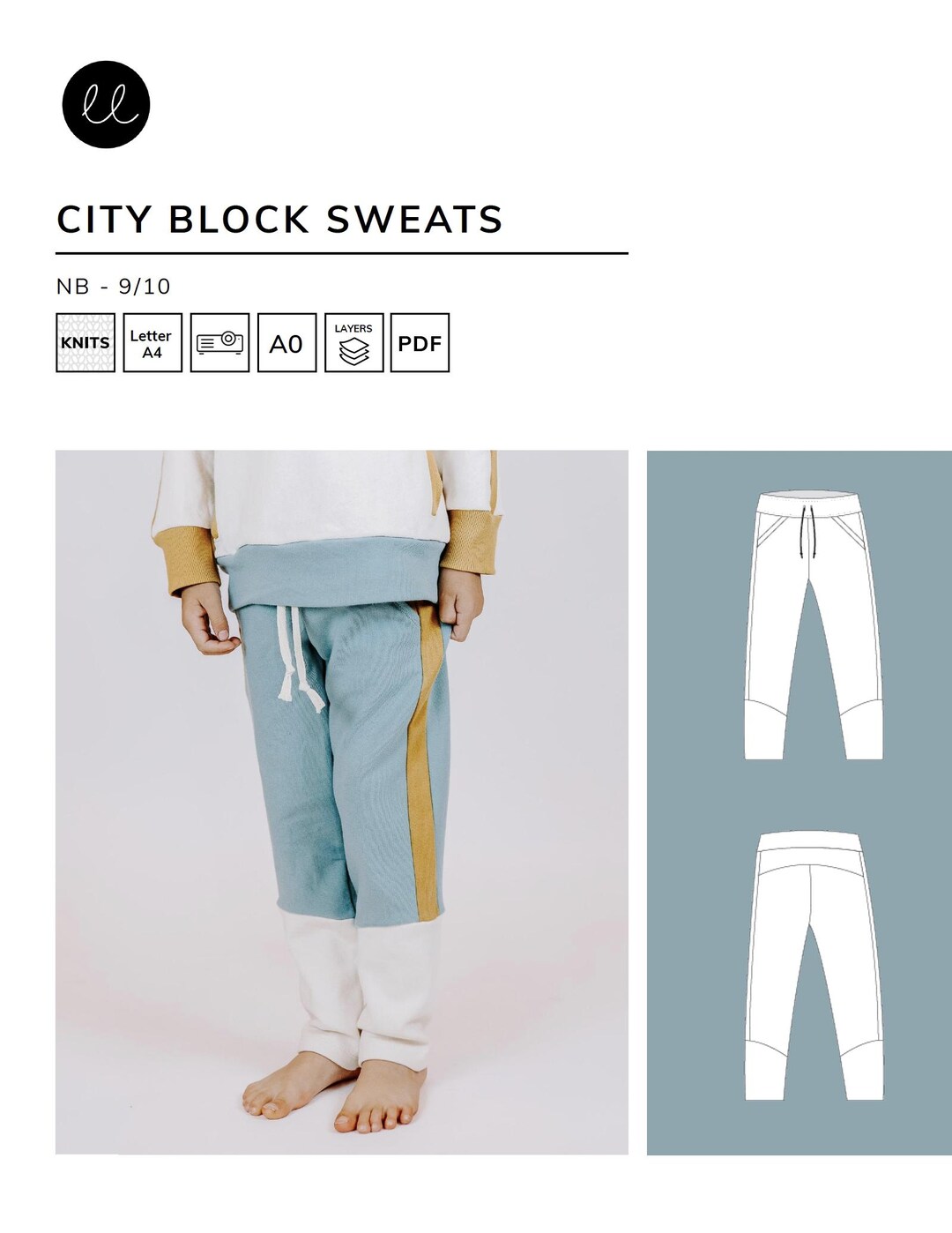 City Block Sweats PDF Sewing Pattern - Etsy
