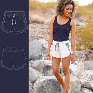 Women's Retro Shorties - PDF Sewing Pattern