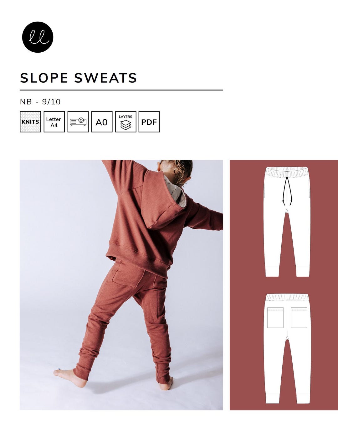 Slope Sweats - PDF Sewing Pattern - Etsy
