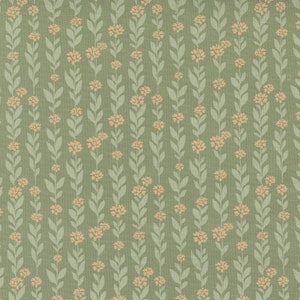 Country Rose by Lella Boutique for Moda Fabrics - 5171-14 Climbing Vine Sage  - 1/2 Yard Increments, Cut Continuously