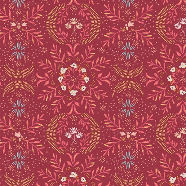 The Season of Tribute - The Softer Side by Amy Sinibaldi for AGF - TRB7009 Firefly - 1/2 Yard Increments, Cut Continuously