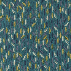 Songbook A New Page by Fancy That Design House for Moda Fabrics - Cascade 45557-20 Dark Teal - 1/2 Yard Increments Cut Continuously