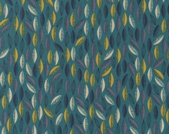 Songbook A New Page by Fancy That Design House for Moda Fabrics - Cascade 45557-20 Dark Teal - 1/2 Yard Increments Cut Continuously