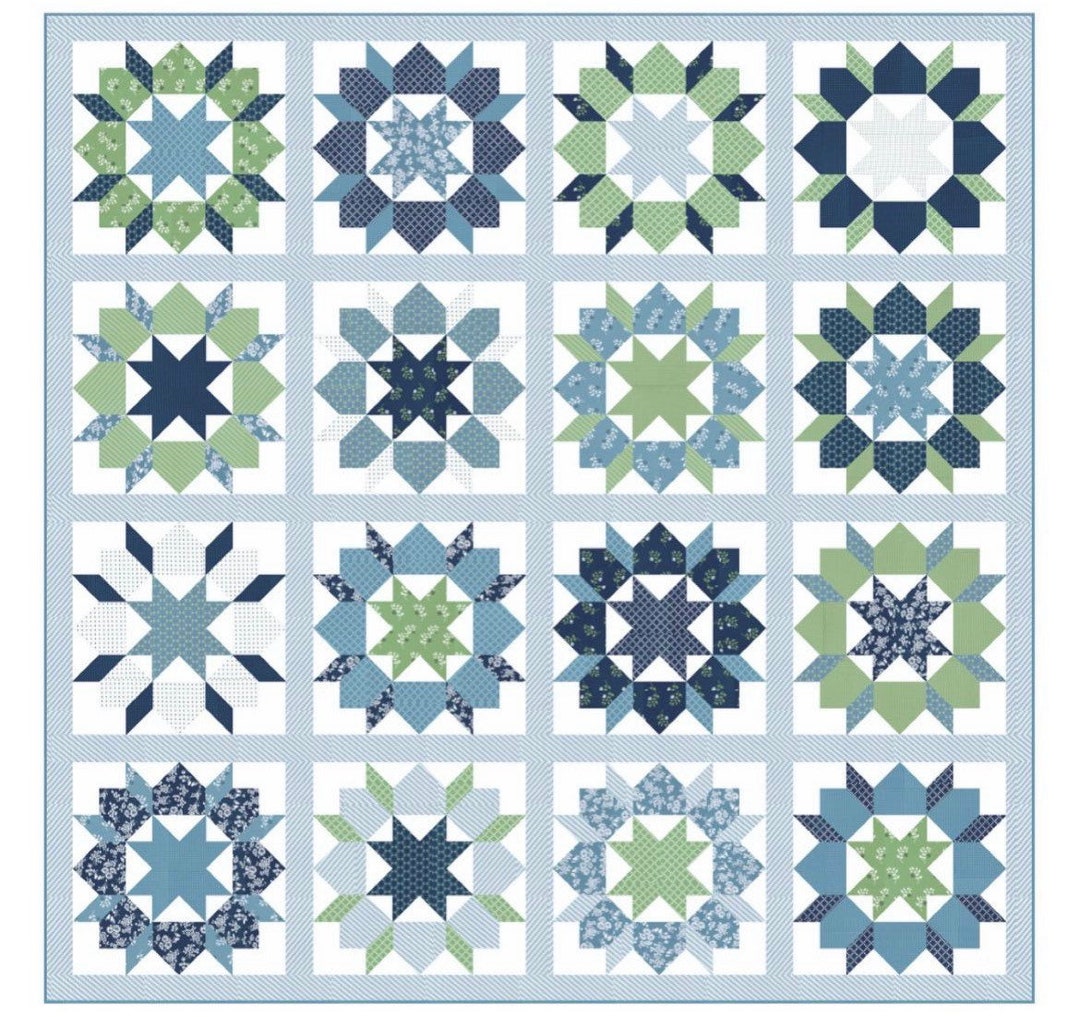 Swoon Sixteen Quilt Kit Using DWELL by Camille Roskelley Etsy Hong Kong