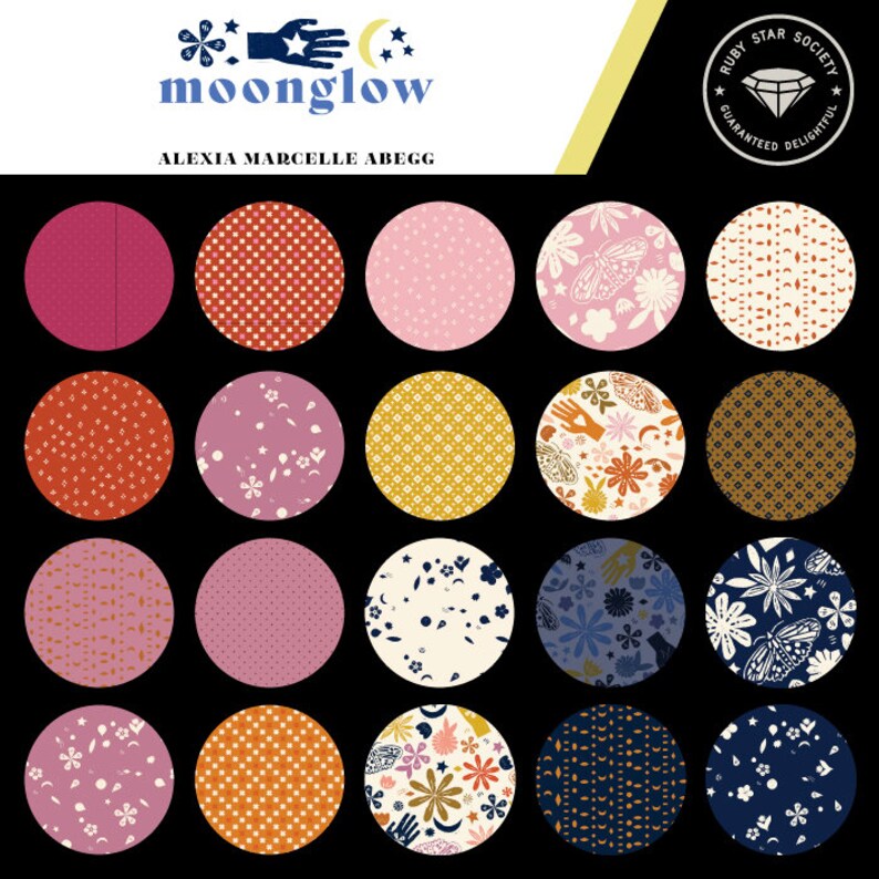 Moonglow by Alexia Abegg for Ruby Star Society RS4005-68 Suede 1/2 Yard Increments, Cut Continuously image 3