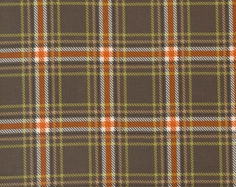 The Great Outdoors by Stacy Iest Hsu for Moda Fabrics - Cozy Plaid 20885-21 Bark - 1/2 Yard Increments, Cut Continuously