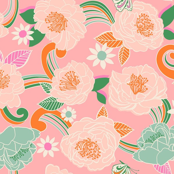 CURIO by Melody Miller for Ruby Star Society - Efflorescent RS0058-11 Balmy - 1/2 Yard Increments, Cut Continuously