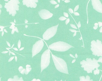 Bluebell by Janet Clare for Moda Fabrics - Herschel Florals 16961-14 Sage - 1/2 Yard Increments, Cut Continuously