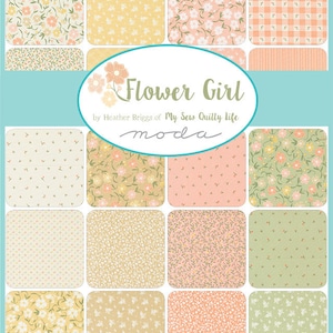 Flower Girl by My Sew Quilty Life Moda Fabrics Meadow 31731-16 Blush 1/2 Yard Increments, Cut Continuously image 3