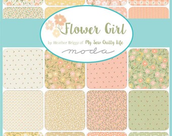 Half Yard Bundle Flower Girl by My Sew Quilty Life for Moda Fabrics - 34 fabrics