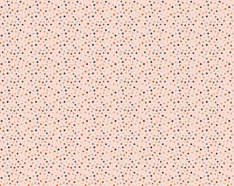 House and Home by Poppie Cotton: HH22171 Dotty Blush, stappen van 1/2 meter, doorlopend gesneden