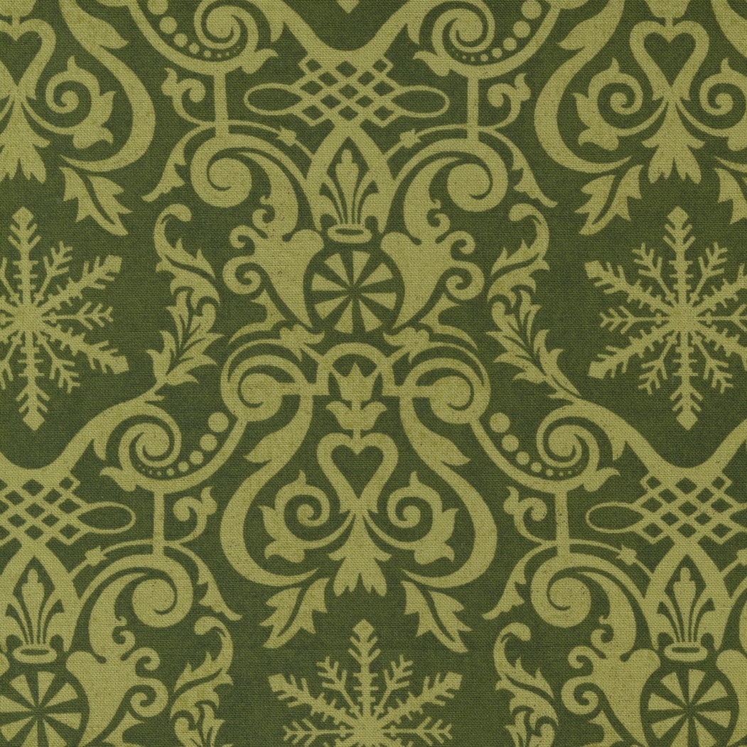 Peppermint Bark by Basic Grey for Moda Fabrics - Glacier 30691-19 Pine - 1/2 Yard Increments, Cut Continuously